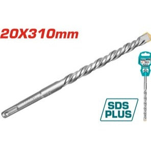 Total SDS Plus Hammer Drill Bit 20X 310mm