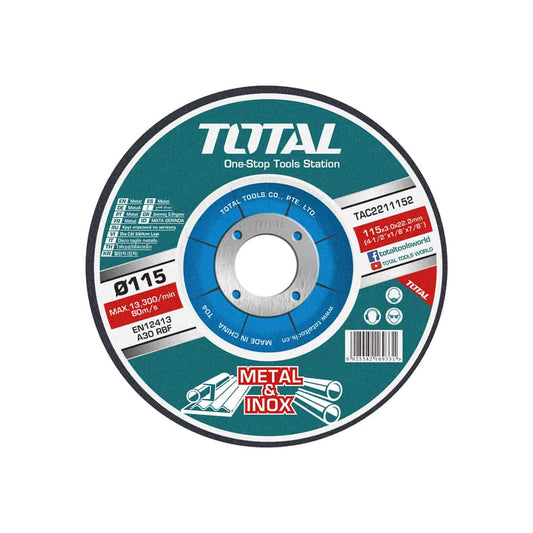 TOTAL 115MMX3.0MM CUTTING DISC FOR METAL D/C