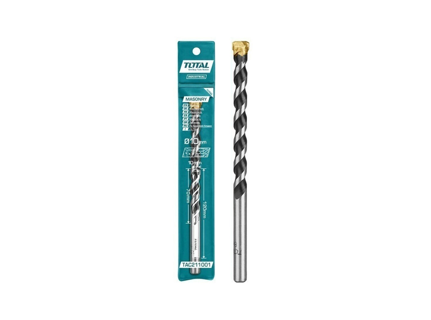 Total Masonry Drill Bit 10x120