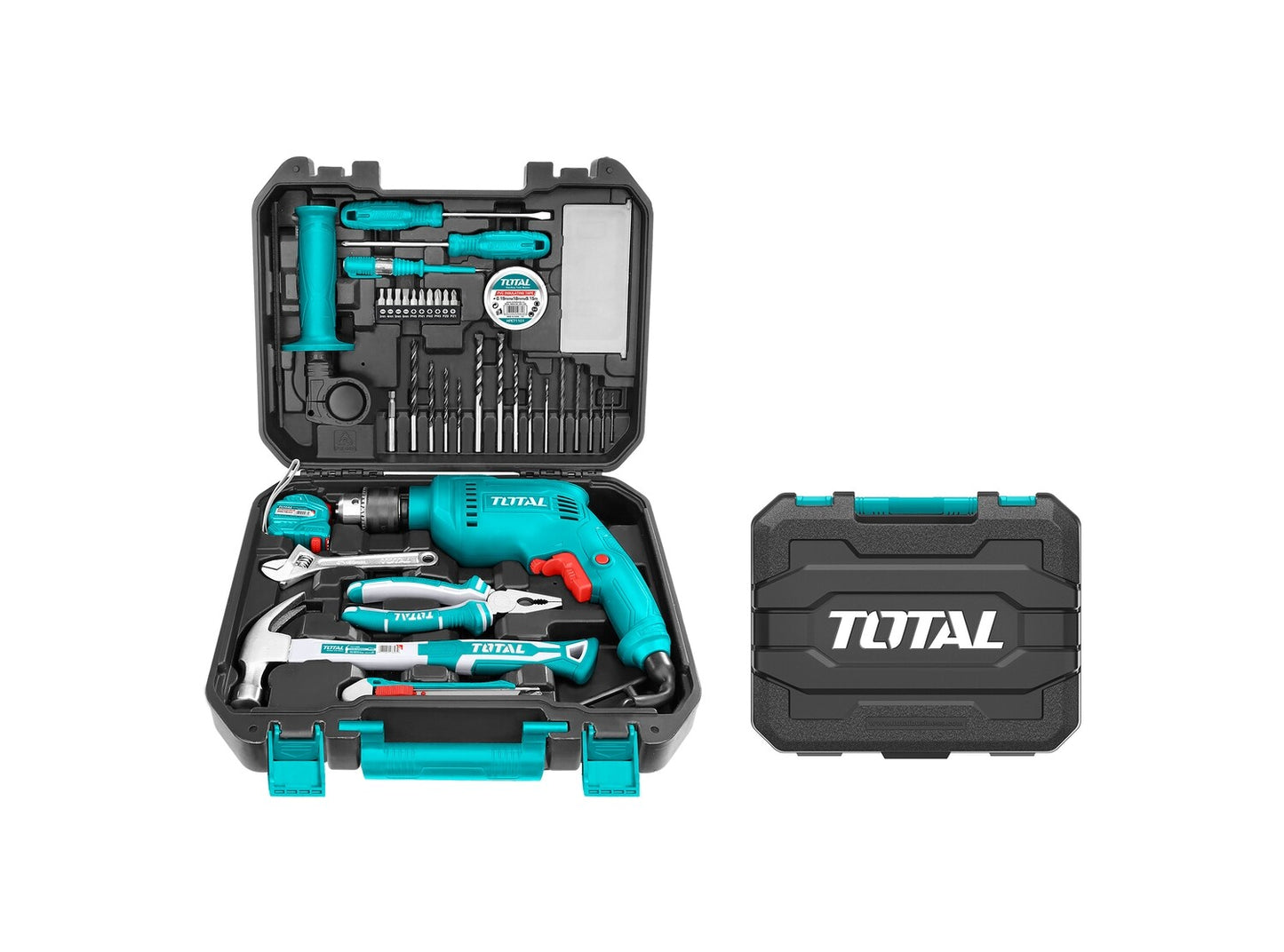 TOTAL 115 PCS DRILL TOOL SET