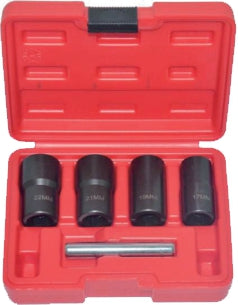 Twist Socket Set 1/2 Drive 17, 19, 21 & 22Mm