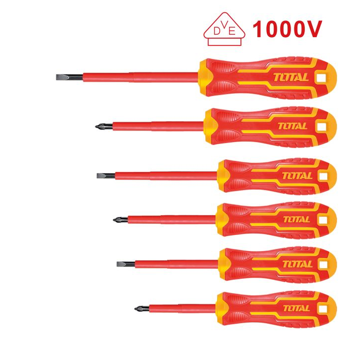 6 PCS INSULATED SCREWDRIVER SET TOTAL