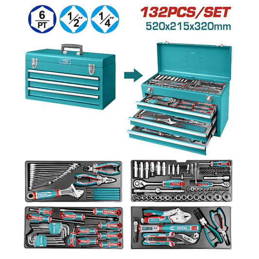 132 PCS TOOLS CHEST SET