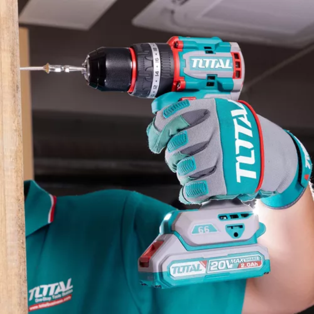 TOTAL 20V DRILL IMPACT 66NM BRUSHLESS CORDLESS