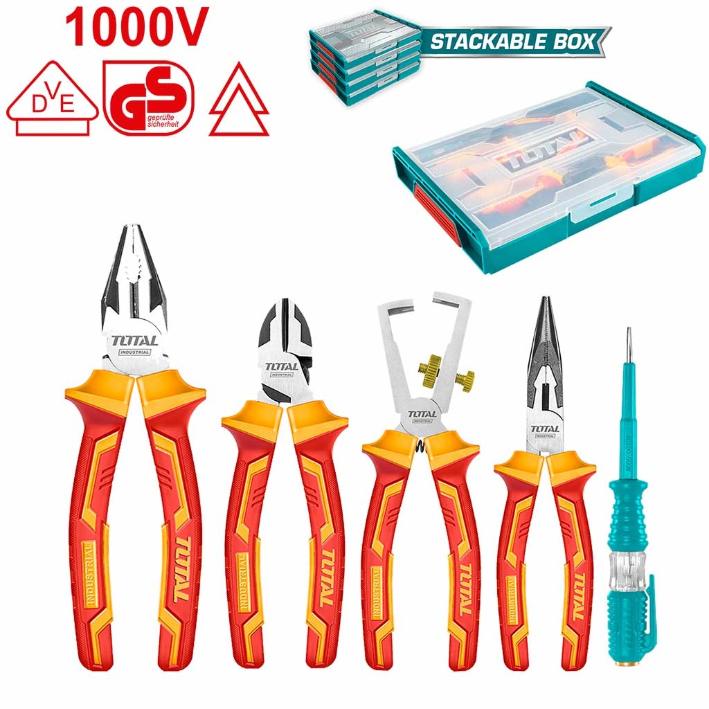 5 PCS INSULATED HANDTOOLS SET TOTAL