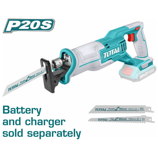 TOTAL 20V SOLO RECIPROCATING SAW EXCL. BATTERY AND CHARGER