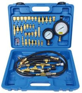 Fuel Injection Pressure Tester 2 Gauges 1Bar 10Bar