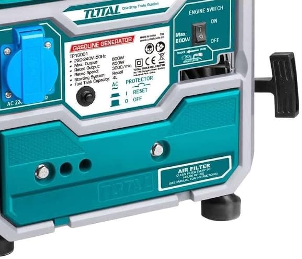 Total Gasoline Generator 800W