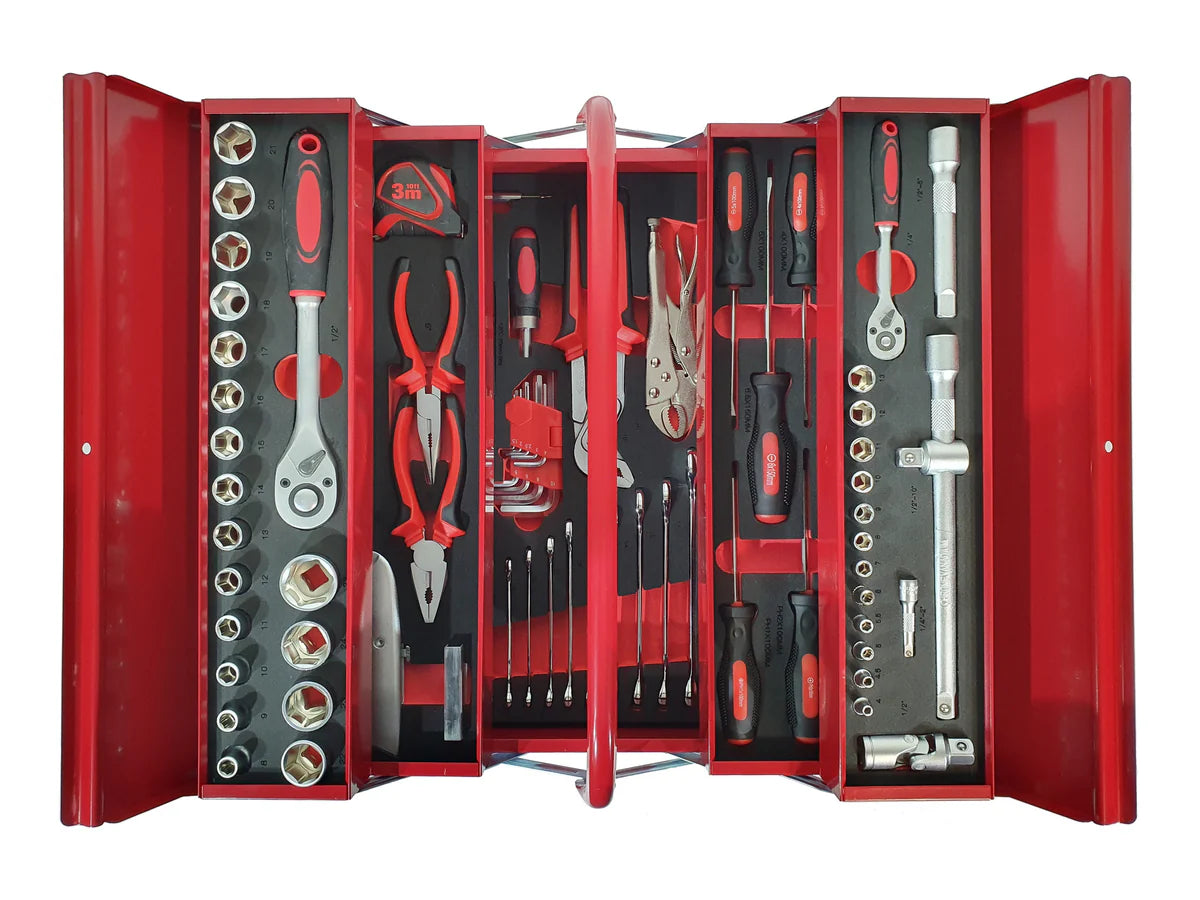 TOOLBOX 5 TIER 86pc EUROTOOL