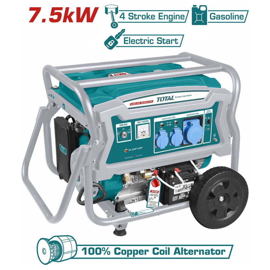 TOTAL GASOLINE GENERATOR 7500W