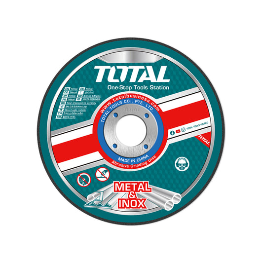 TOTAL ABRASIVE METAL CUTTING DISC 115MM x 1.0mm x 22.2MM  each