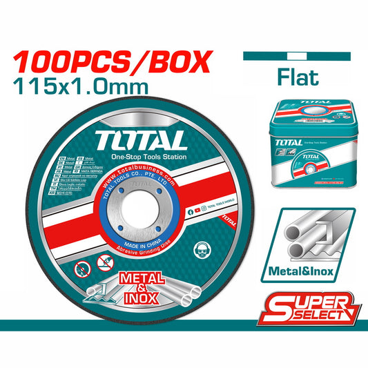 Abrasive metal cutting disc set total