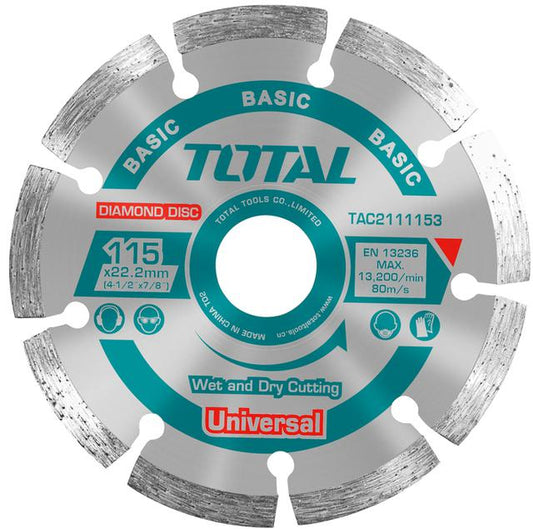 Total Diamond disc 4 1/2" 115mm