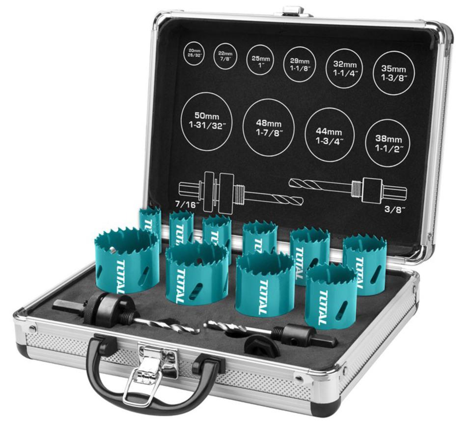 Total Bi-Metal Holesaw Set