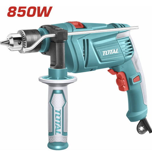 TOTAL IMPACT DRILL 850W 13MM VARIABLE SPEED