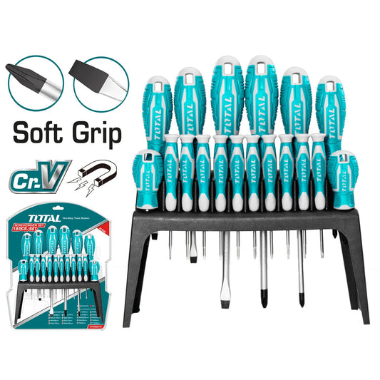 TOTAL 18PC SCREWDRIVER AND PRECISION SET