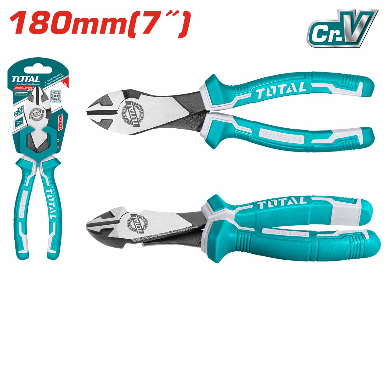 TOTAL DIAGONAL CUTTING PLIER 180MM/7" HIGH LEV