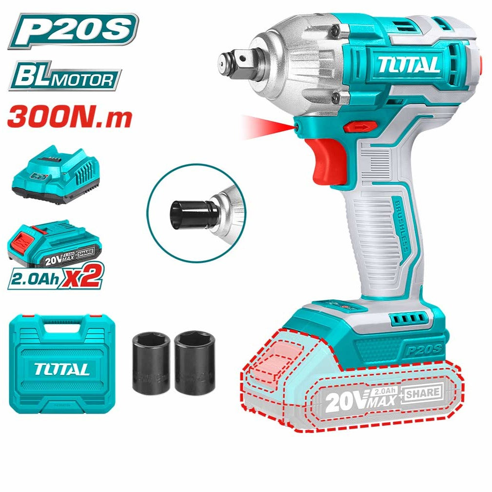 LITHIUM-ION IMPACT WRENCH 300NM TOTAL