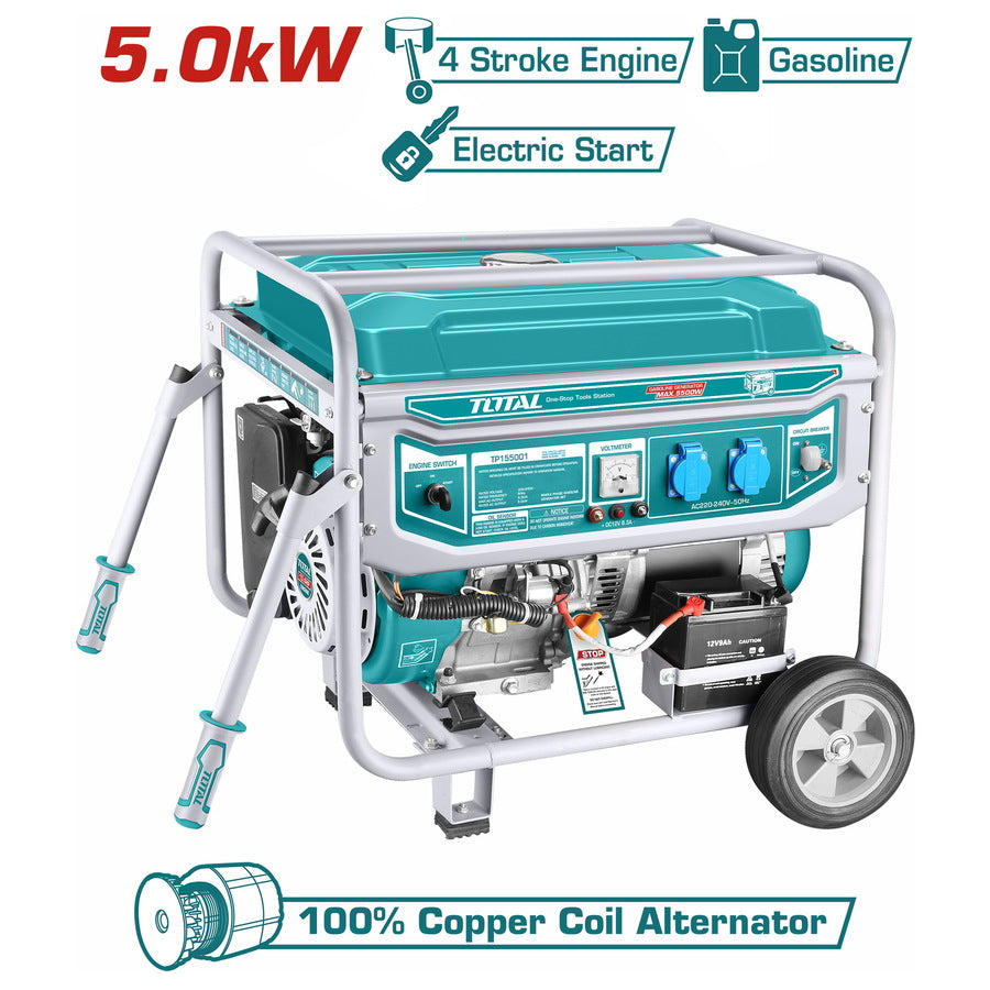 TOTAL GASOLINE GENERATOR 5000W