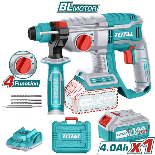 Lithium-Ion rotary hammer 22mm Total