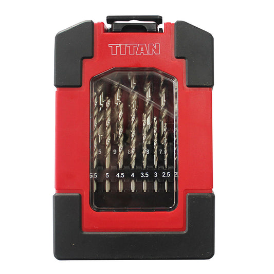 TITAN SET DRILL BIT METAL 19PC