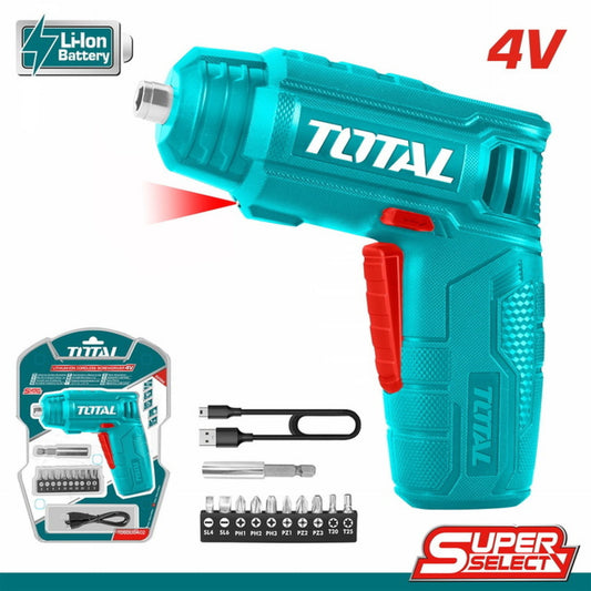 4V LITHIUM-ION SCREW DRIVER TOTAL