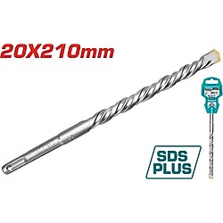 Total SDS Plus Hammer Drill Bit 20 X 210mm