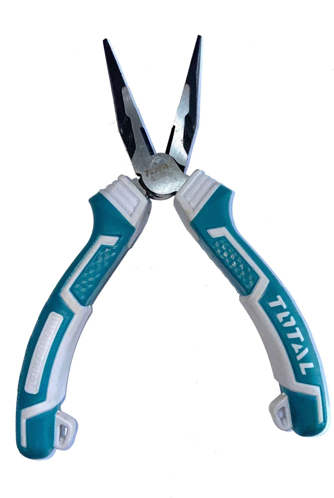 TOTAL LONG NOSE PLIER 160MM/6" Cr-V MATERIAL