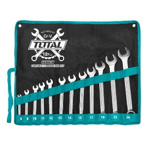 12 PCS COMBINATION SPANNER SET TOTAL