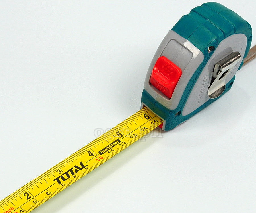 TOTAL 5MX19MM MEASURING TAPE METRIC ONLY