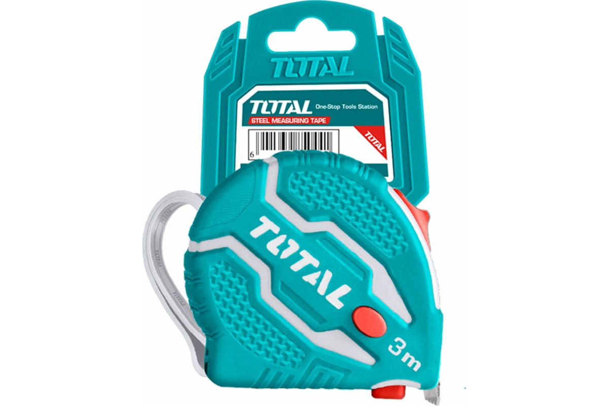 TOTAL 3MX16MM MEASURING TAPE METRIC ONLY