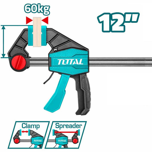 QUICK BAR CLAMP 12" TOTAL