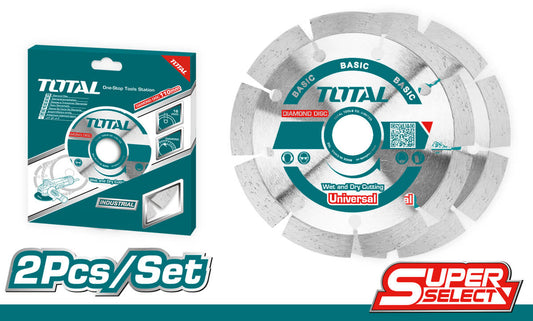 TOTAL DIAMOND BLADE 115MM - 2PCS PACK