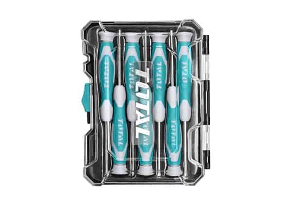 TOTAL 7 PCS PRECISION SCREWDRIVER SET