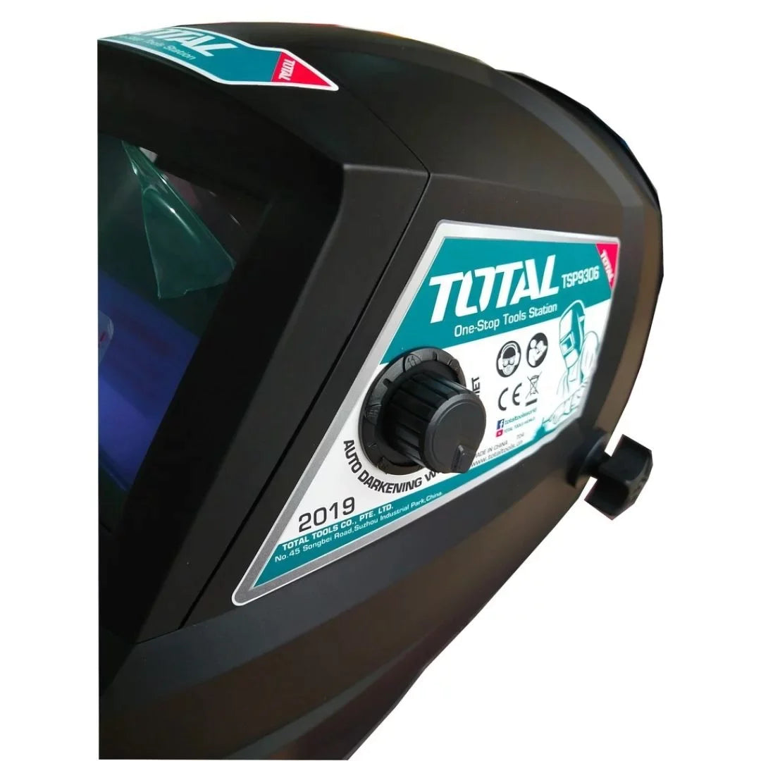 TOTAL AUTO DARKENING WELDING HELMET 92×42MM