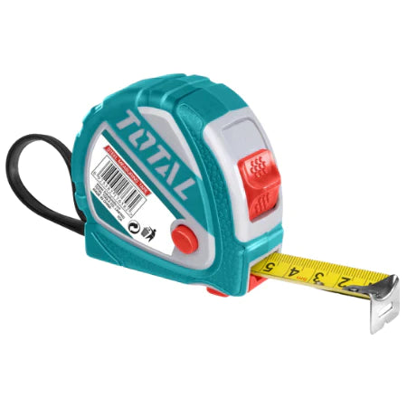 TOTAL 10MX25MM MEASURING TAPE METRIC ONLY