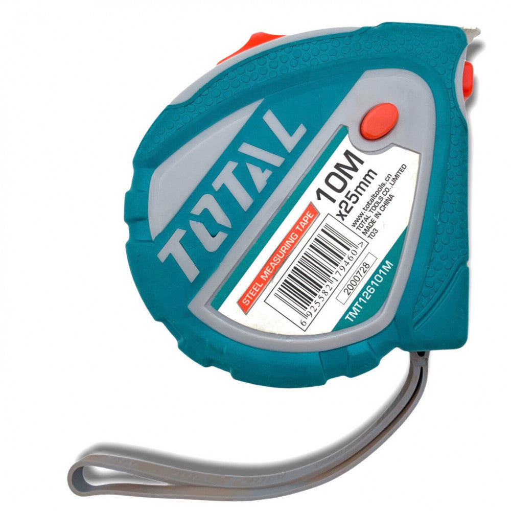 TOTAL 10MX25MM MEASURING TAPE METRIC ONLY